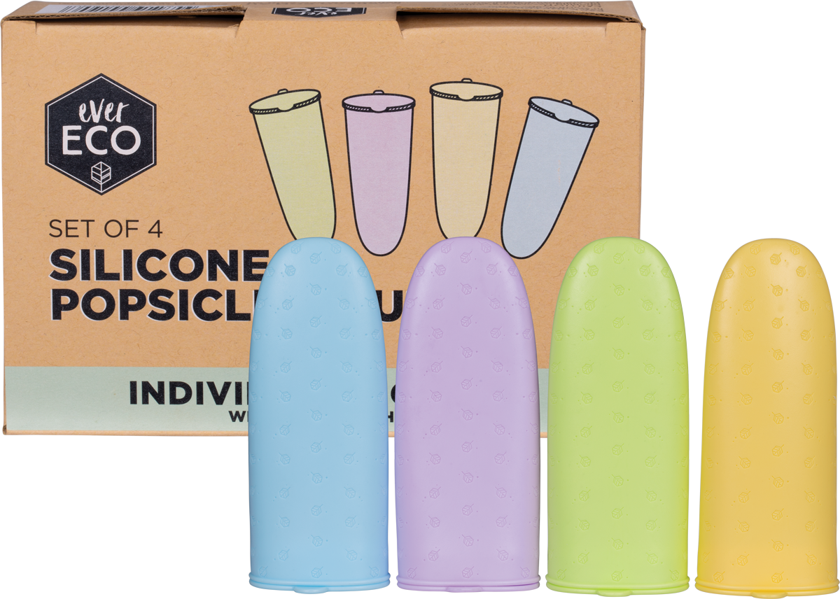 Ever Eco - Silicone Popsicle Moulds 4pk