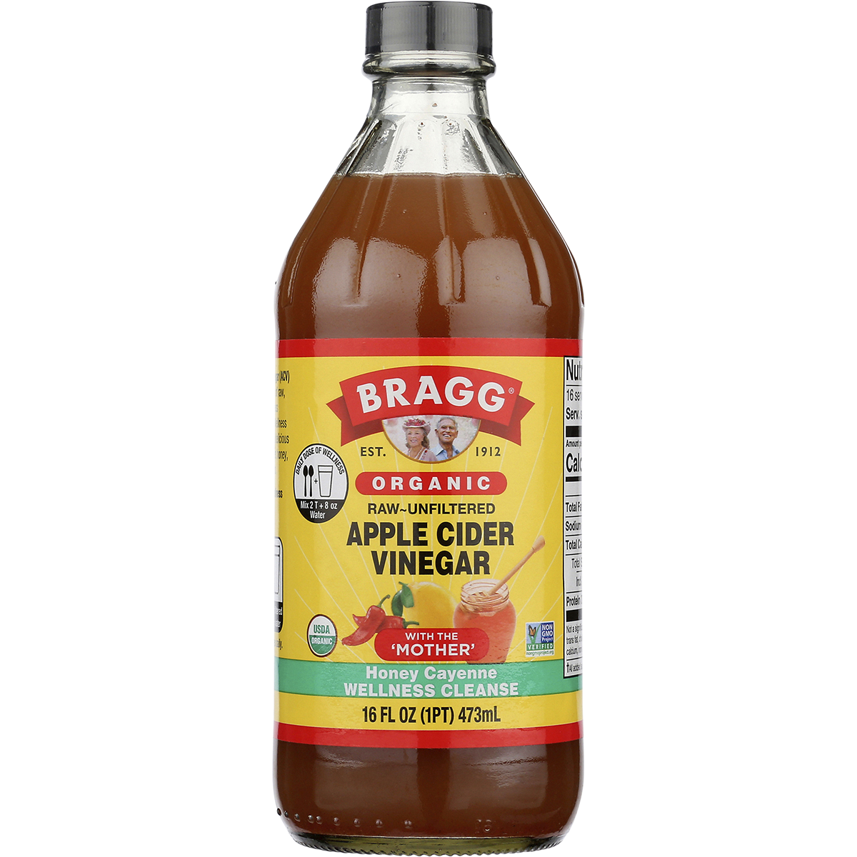 Bragg - Apple Cider Vinegar Honey Cayenne Wellness Cleanse 473ml