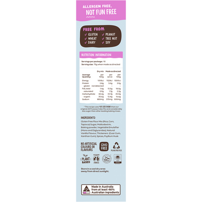 Well & Good - All Purpose Cake Mix 40% Less Sugar 400g