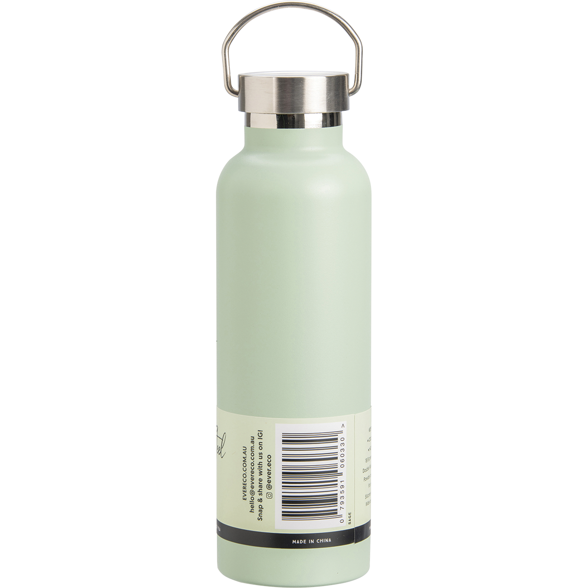 Ever Eco - Insulated Stainless Steel Bottle Sage 750ml