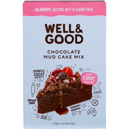 Well & Good - Chocolate Mud Cake Mix 475g