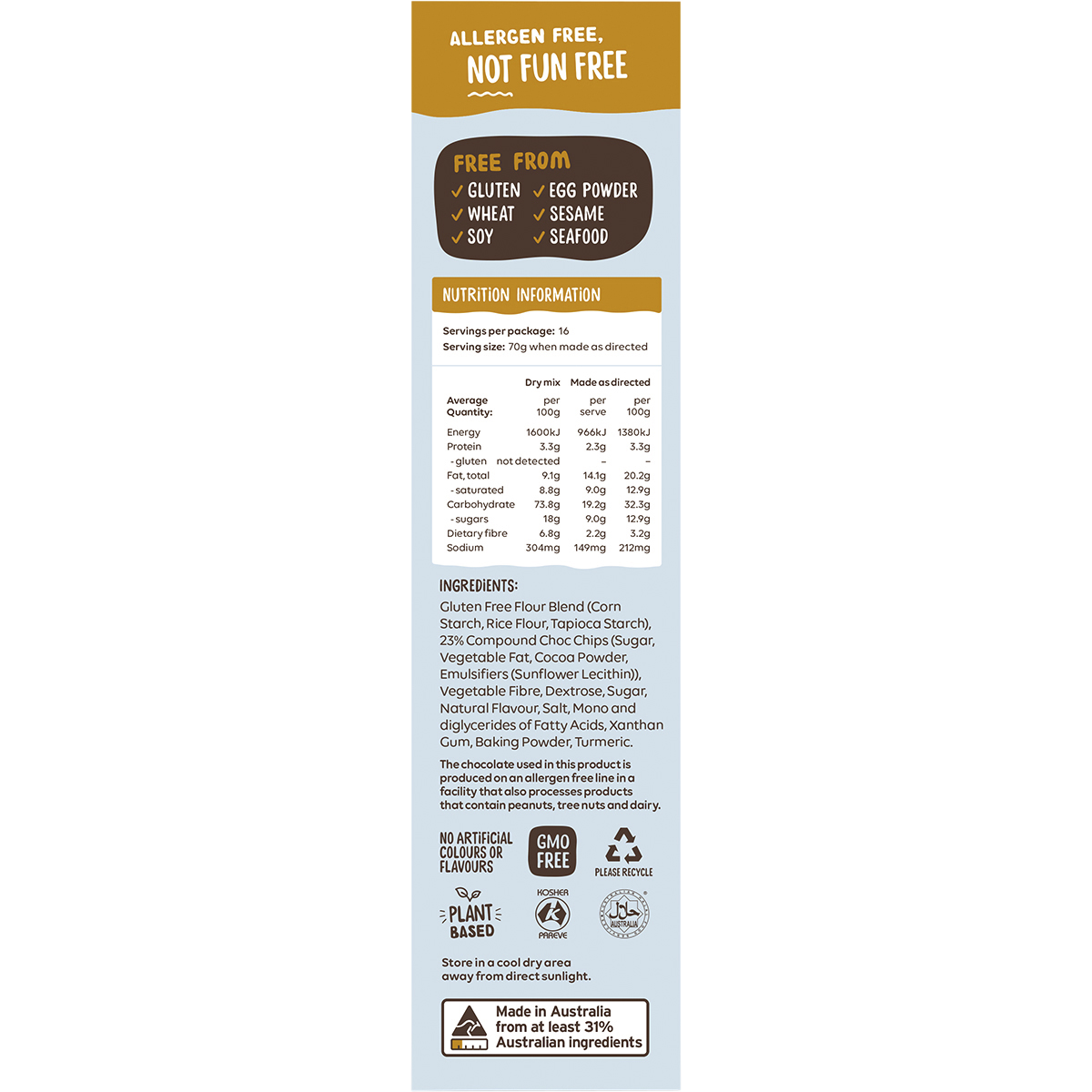 Well & Good - Caramel Slice Mix 315g