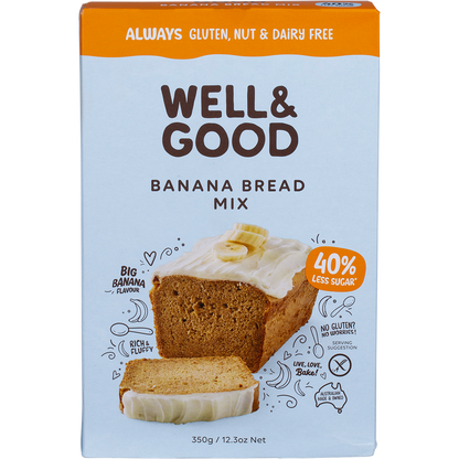 Well & Good - Banana Bread Mix 350g