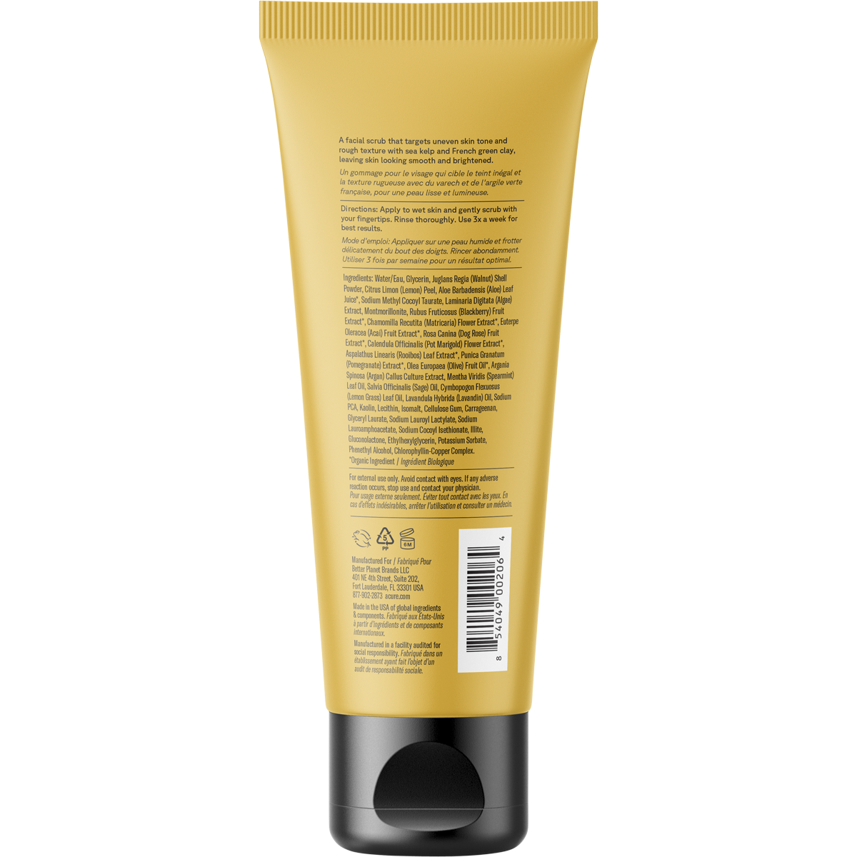 Acure - Brightening Facial Scrub 118ml