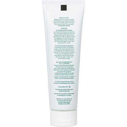 Anna's - Wild Yam Cream Menstrual & Menopausal Symptoms 100g