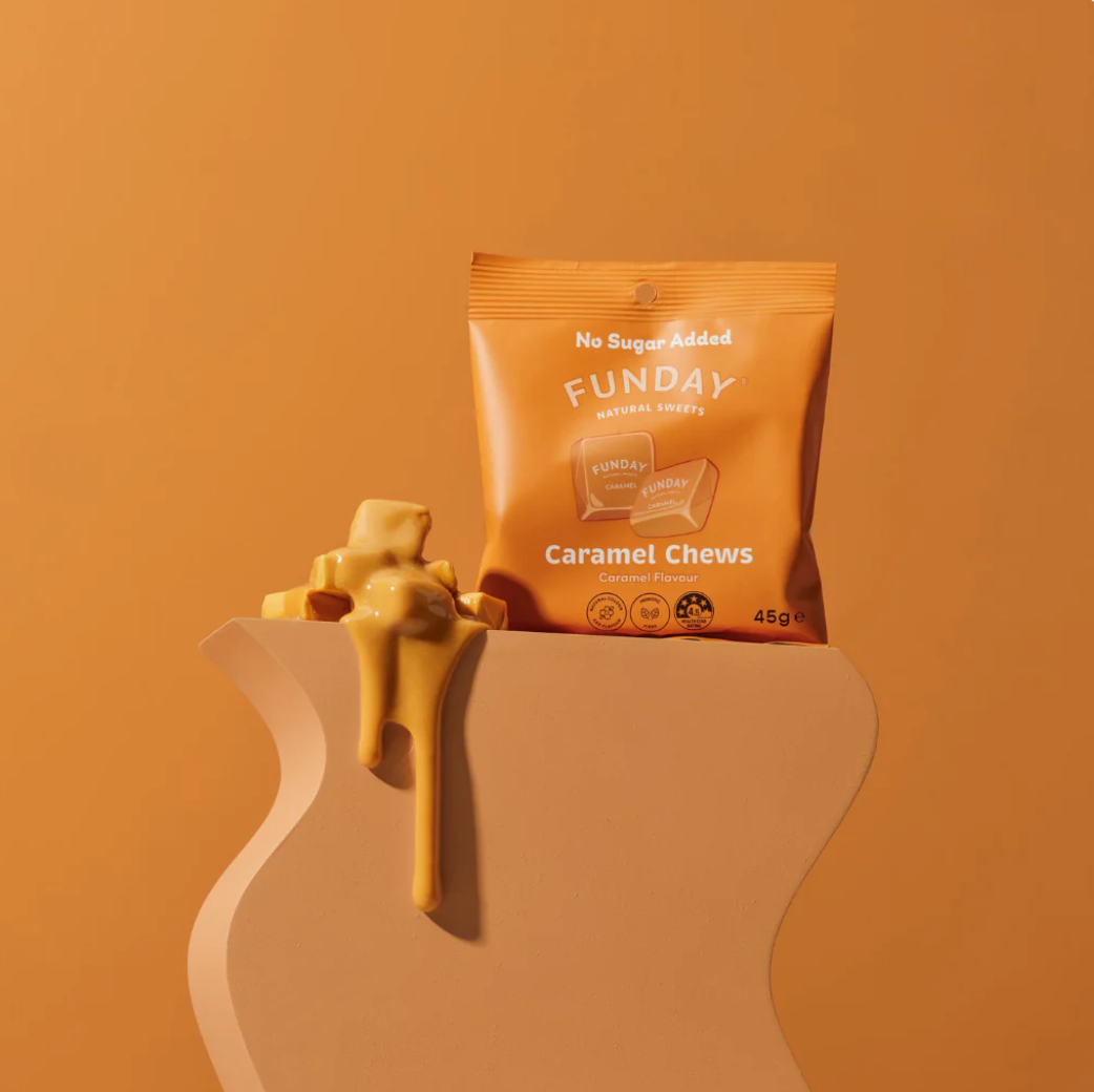 Funday Natural Sweets - Caramel Chews 45g