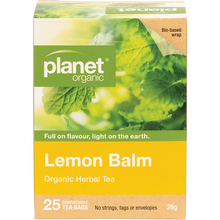 Planet Organic - Lemon Balm Herbal Tea Bags 25pk