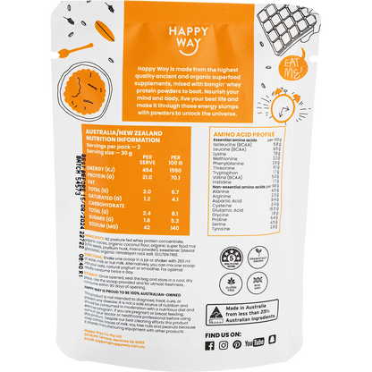 Happy Way - Whey Protein Powder Chocolate 60g