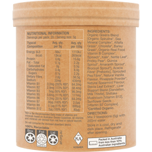 Raw Amazonia - Raw Organic Greens Vanilla Mint 100g