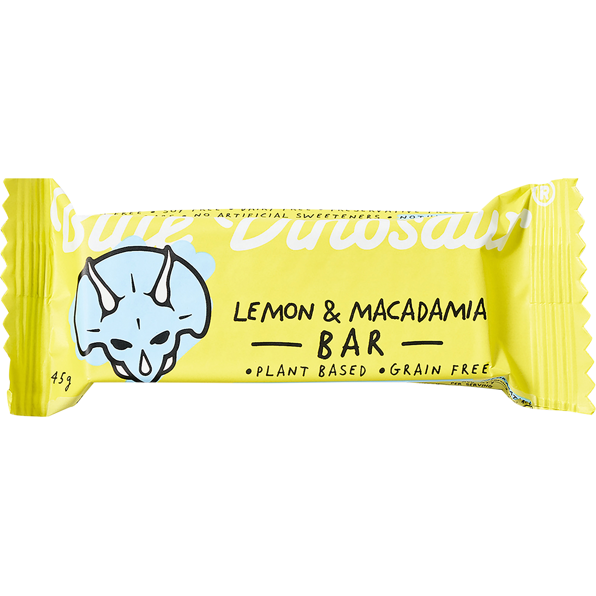 Blue Dinosaur - Lemon & Macadamia Snack Bar 45g