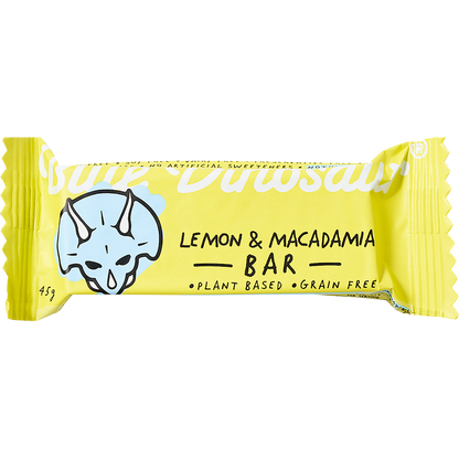 Blue Dinosaur - Lemon & Macadamia Snack Bar 45g