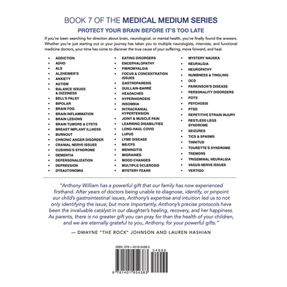 Book - Medical Medium Brain Saver by Anthony William