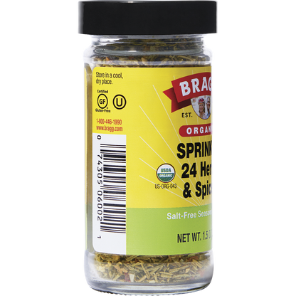 Bragg - Seasoning Organic Sprinkle 24 Herb & Spices Salt-Free 24g