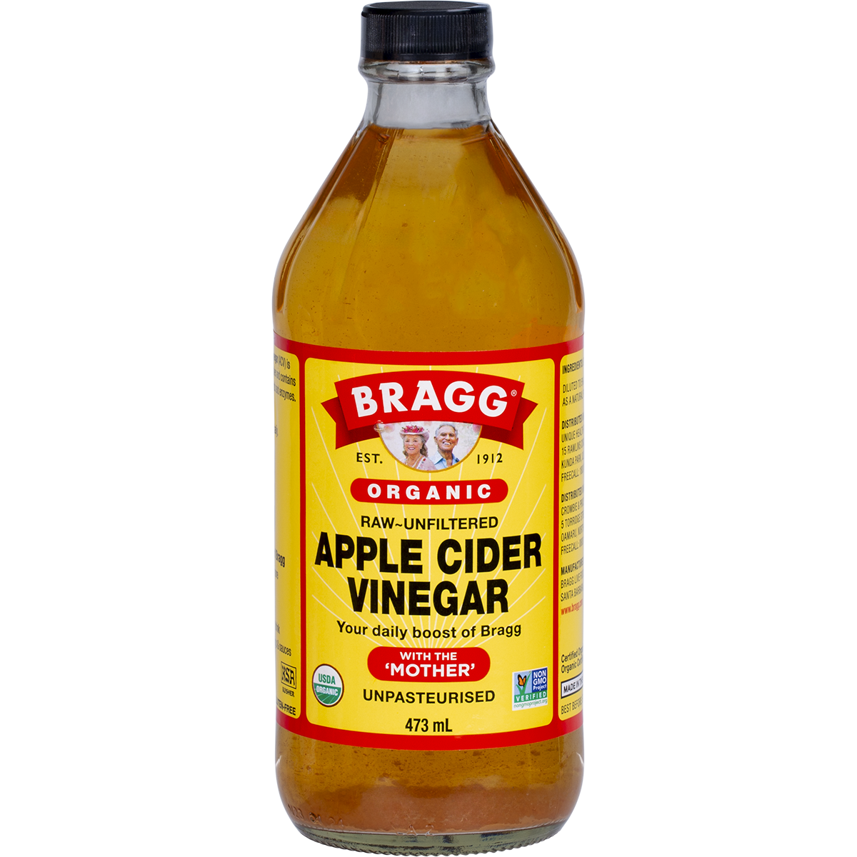 Bragg - Apple Cider Vinegar Unfiltered with The Mother 473ml