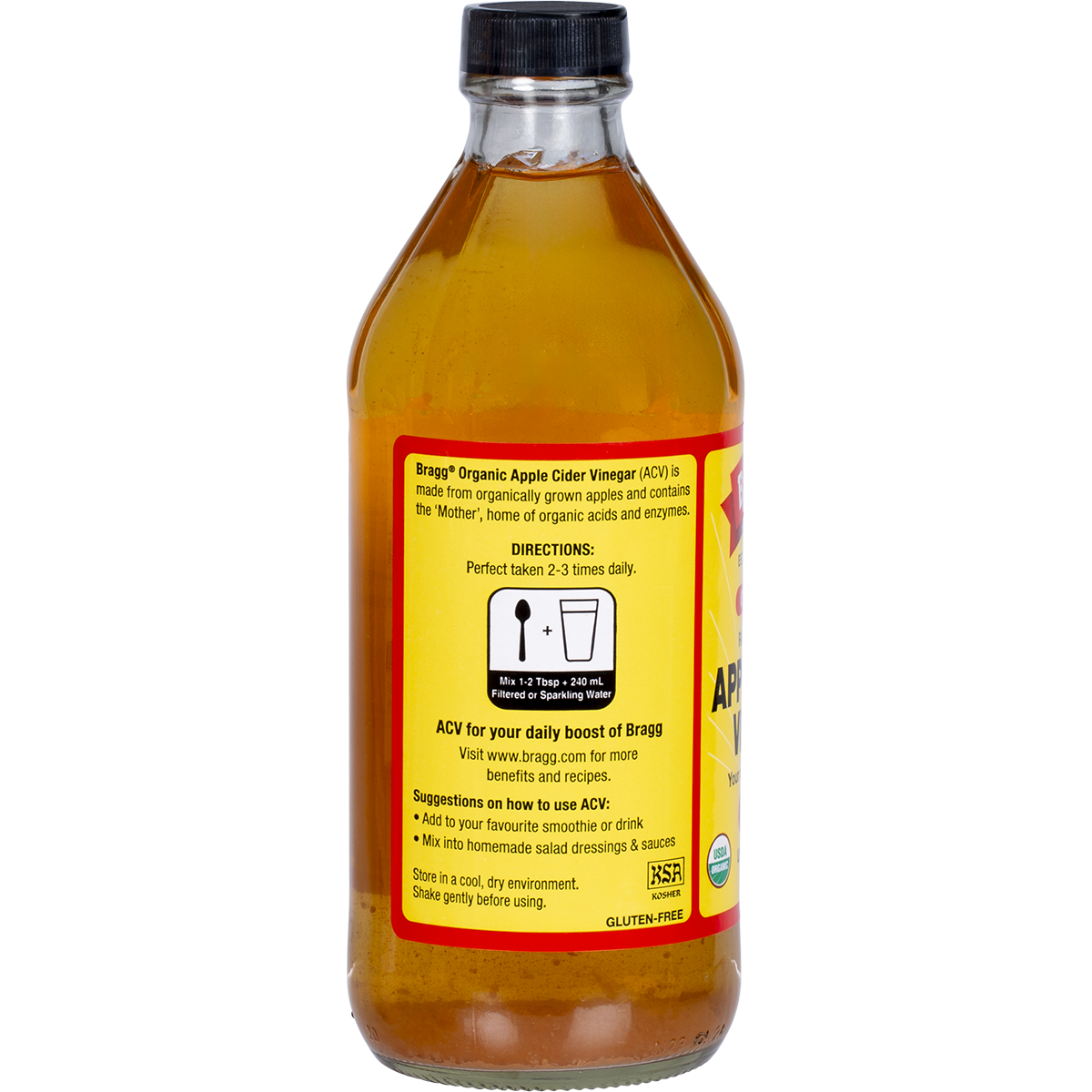Bragg - Apple Cider Vinegar Unfiltered with The Mother 473ml
