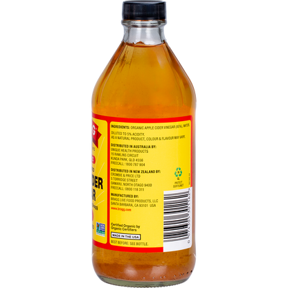 Bragg - Apple Cider Vinegar Unfiltered with The Mother 473ml