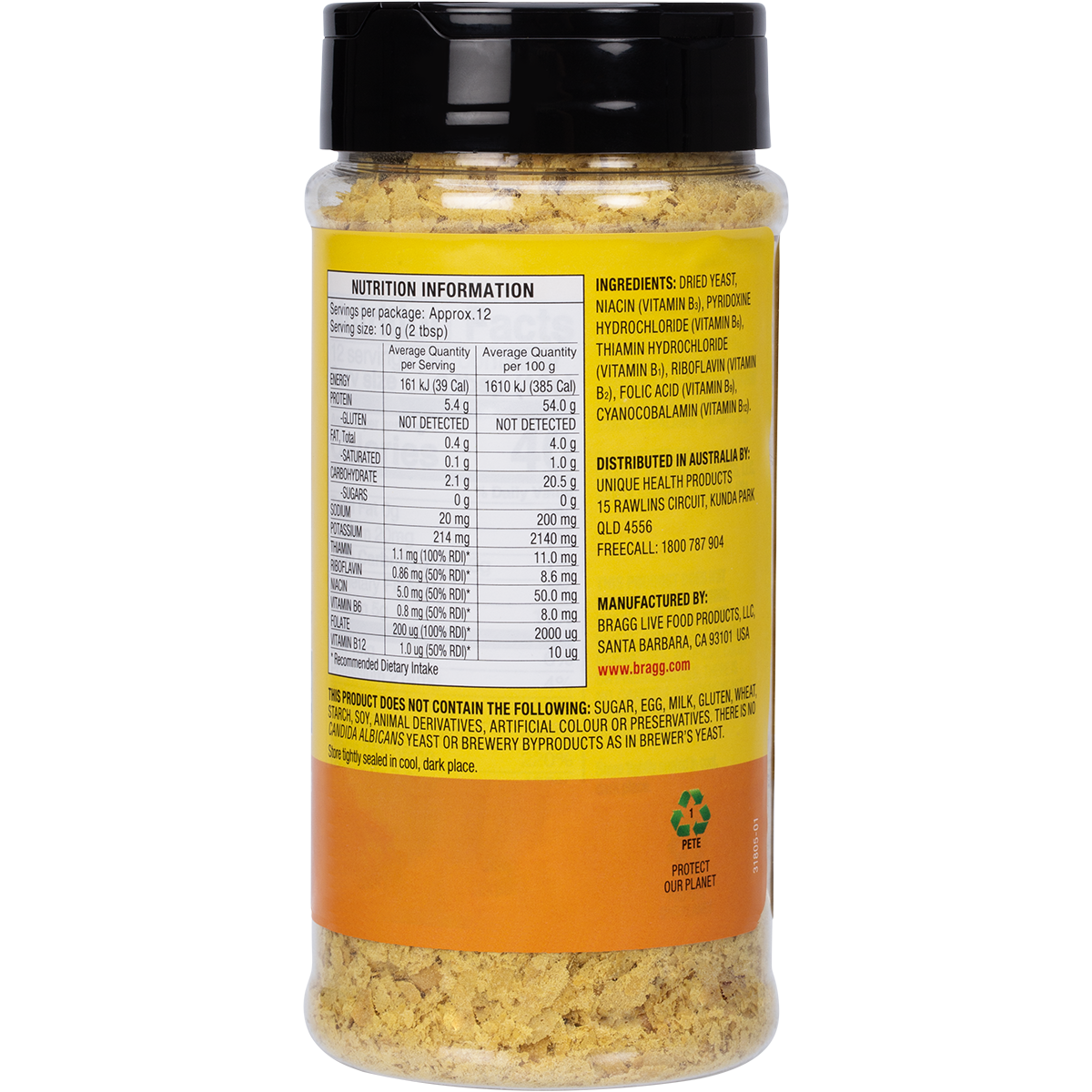 Bragg - Nutritional Yeast Seasoning 127g