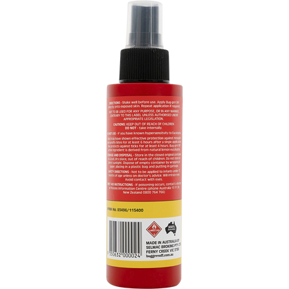 Bug-grrr Off - 100% Natural Insect Repellent Jungle Strength Spray 100ml