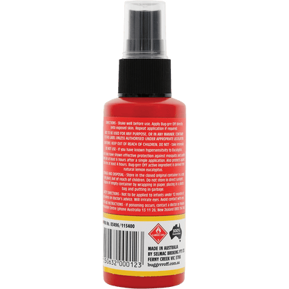 Bug-grrr Off - 100% Natural Insect Repellent Jungle Strength Spray 50ml