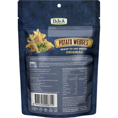 DJ&A - Potato Wedges Original 100g