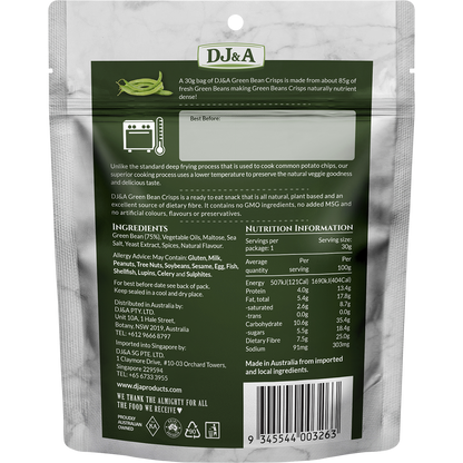 DJ&A - Green Bean Crisps 30g