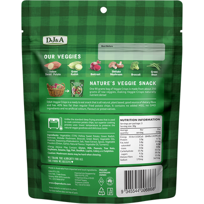 DJ&A - Veggie Crisps Original 90g