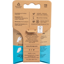 Dr Tungs - Vegan Activated Charcoal Lemongrass Floss 27m