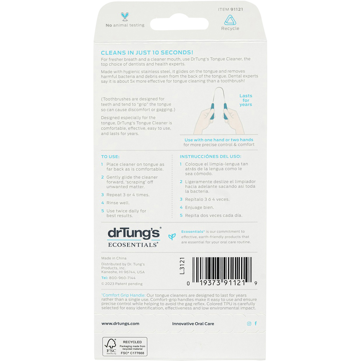drTung's - Tongue Cleaner Stainless Steel