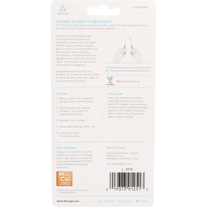 drTung's - Tongue Cleaner Copper