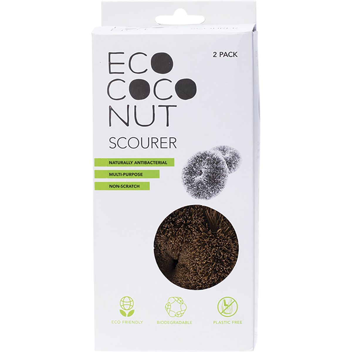 Ecococonut - Coconut Fibre Scourer 2pk