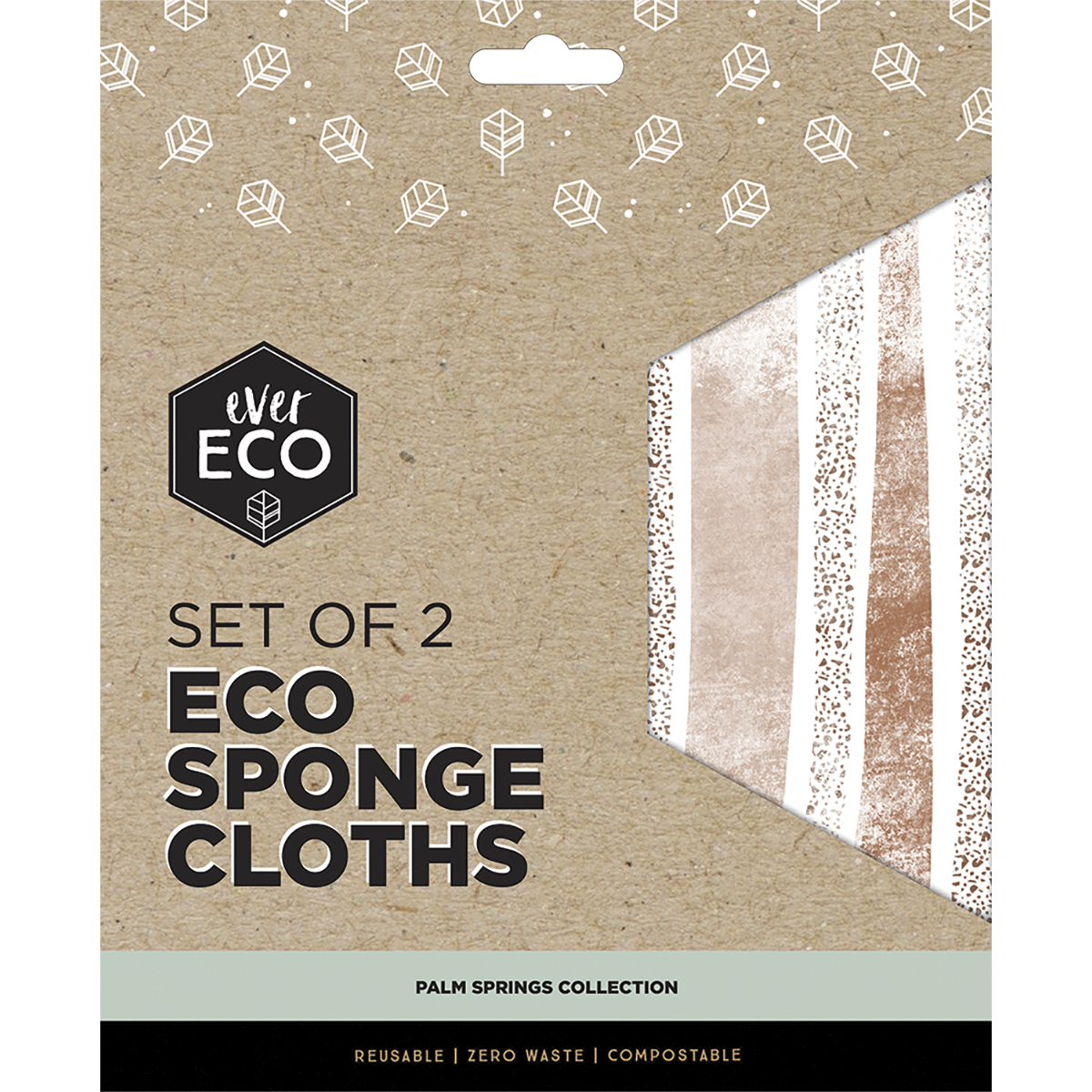 Ever Eco - Eco Sponge Cloths Palm Springs Collection 2pk