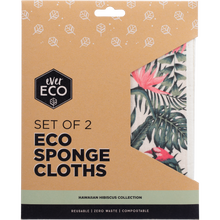 Ever Eco - Eco Sponge Cloths Hawaiian Hibiscus Collection 2pk