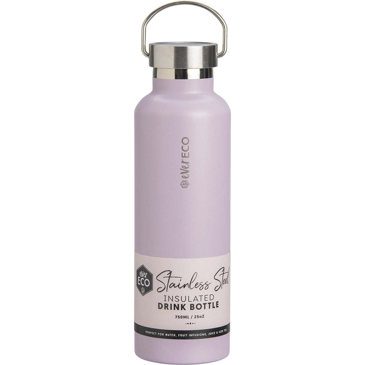 Ever Eco - Insulated Stainless Steel Bottle Byron Bay Lilac 750ml