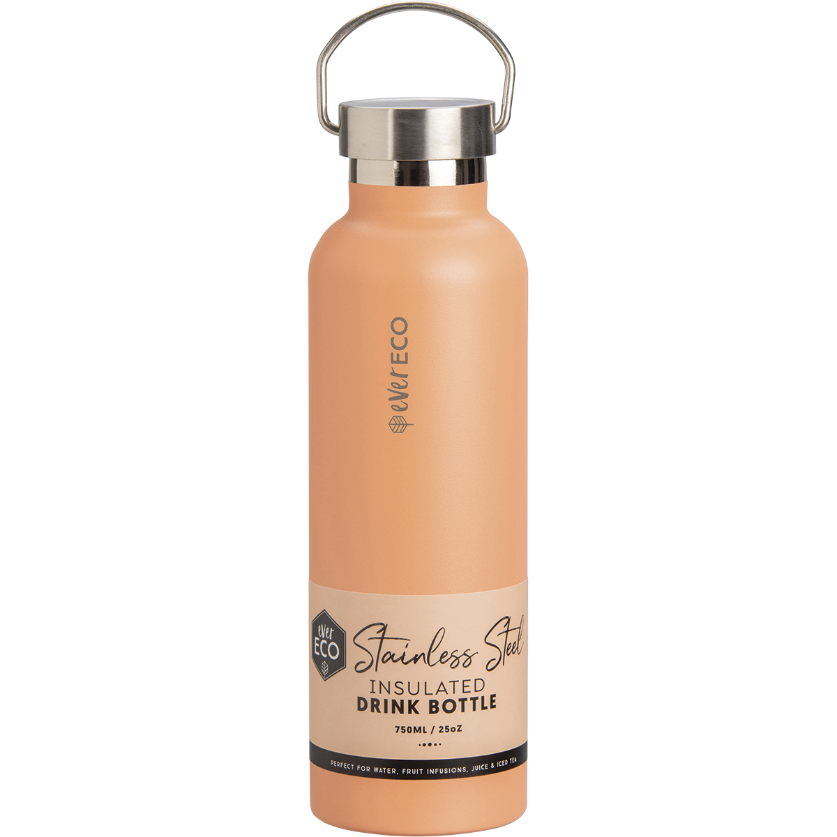 Ever Eco - Insulated Stainless Steel Bottle Los Angeles Peach 750ml