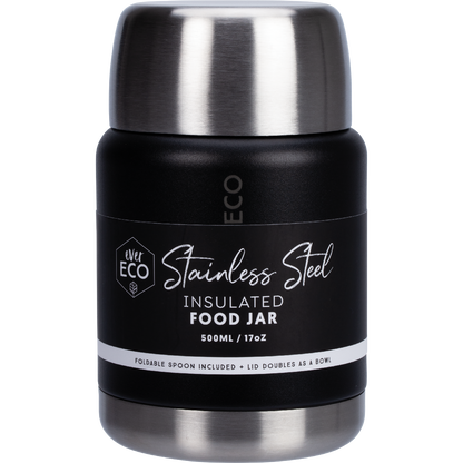Ever Eco - Insulated Stainless Steel Food Jar Onyx 500ml