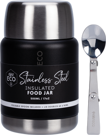 Ever Eco - Insulated Stainless Steel Food Jar Onyx 500ml