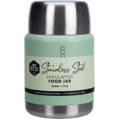 Ever Eco - Insulated Stainless Steel Food Jar Sage 500ml
