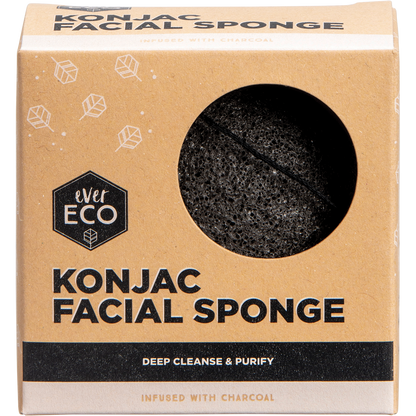 Ever Eco - Konjac Facial Sponge Charcoal
