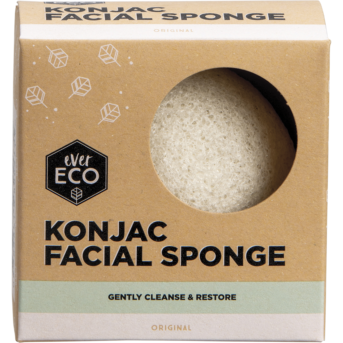Ever Eco - Konjac Facial Sponge Original.