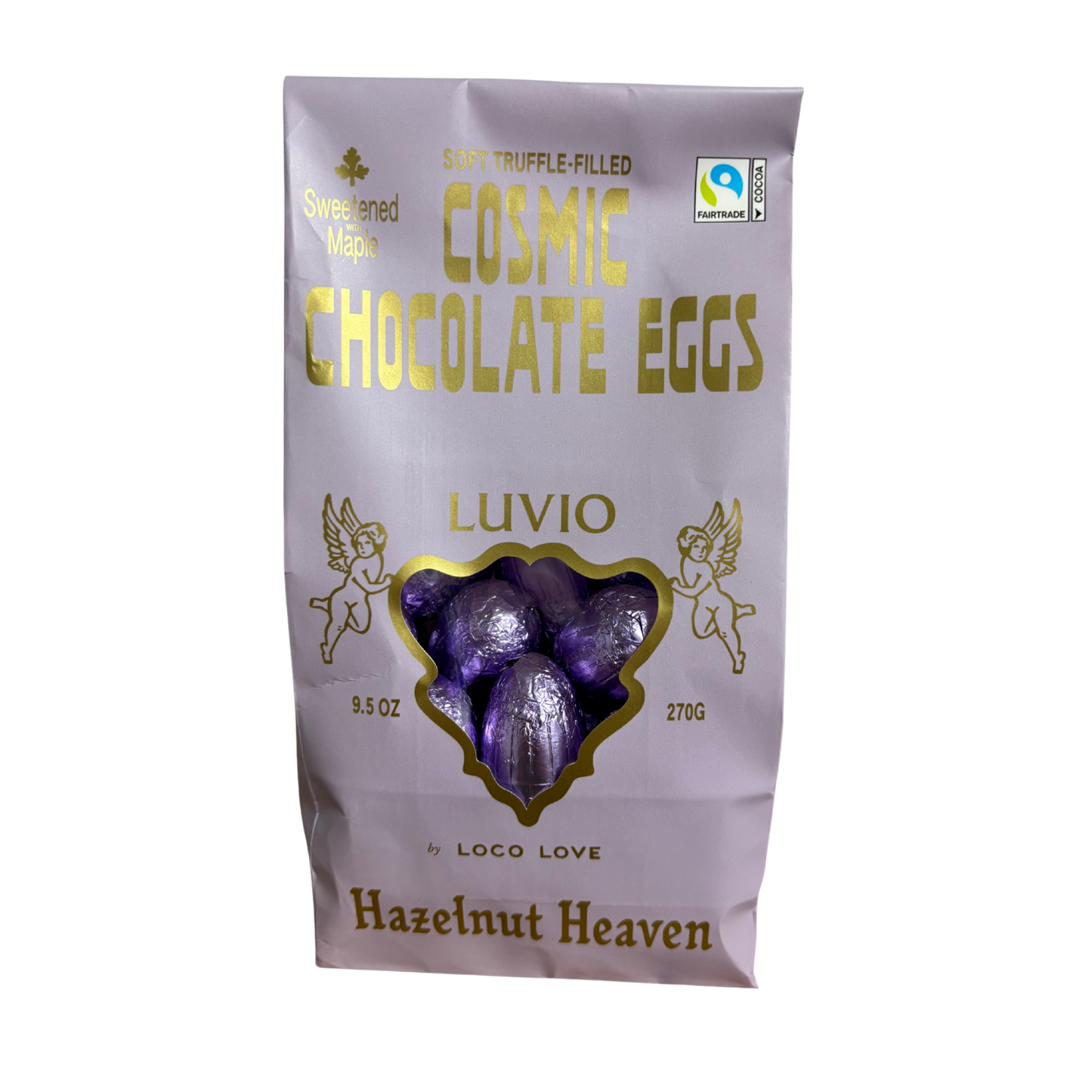 Luvio by Loco Love - Cosmic Chocolate Eggs Hazelnut Heaven 270g