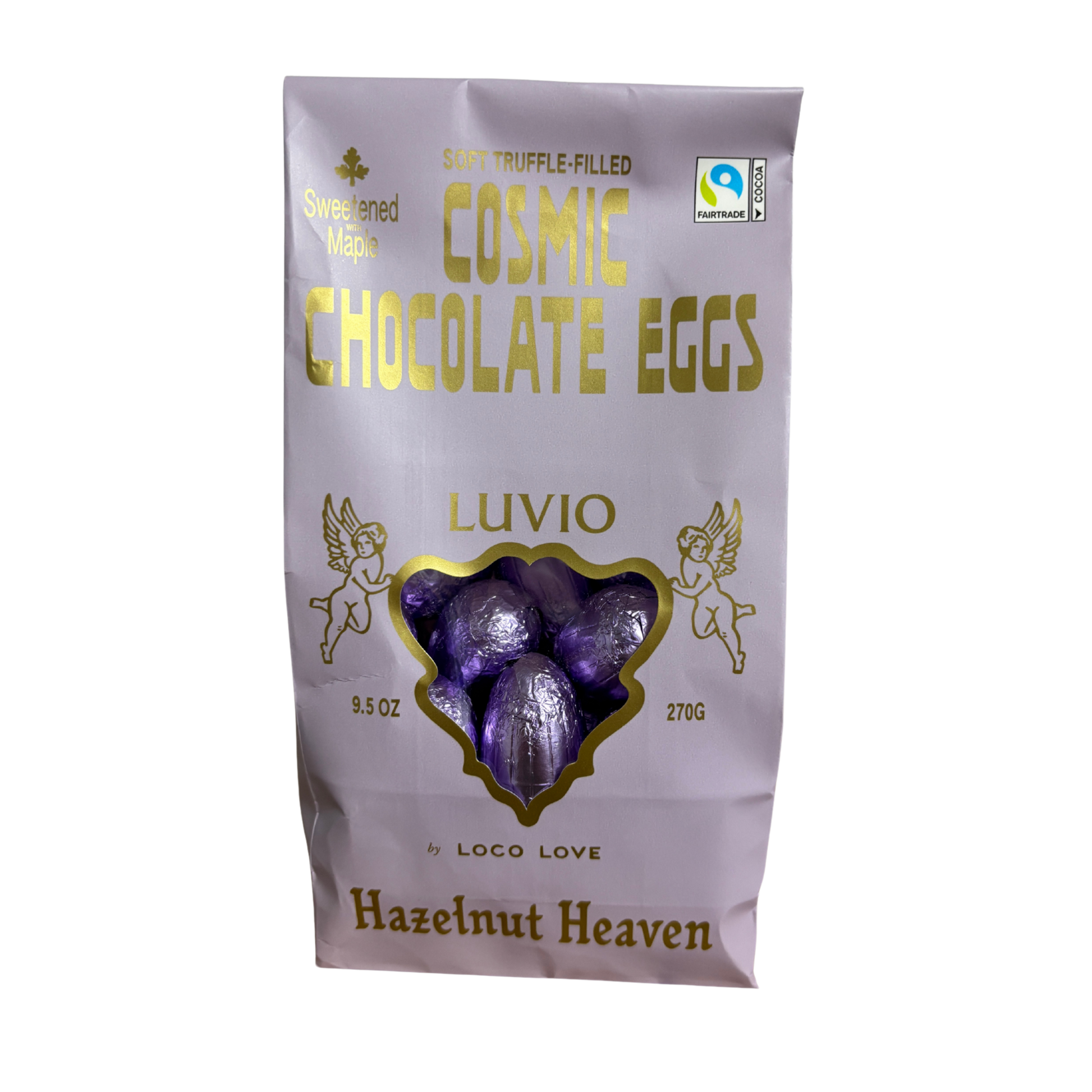 Luvio by Loco Love - Cosmic Chocolate Eggs Hazelnut Heaven 270g