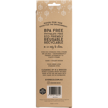 Ever Eco - Stainless Steel Straws Bent 4pk