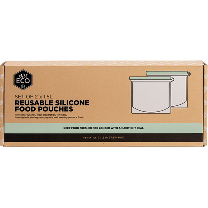 Ever Eco - Reusable Silicone Food Pouches 1.5L 2pk