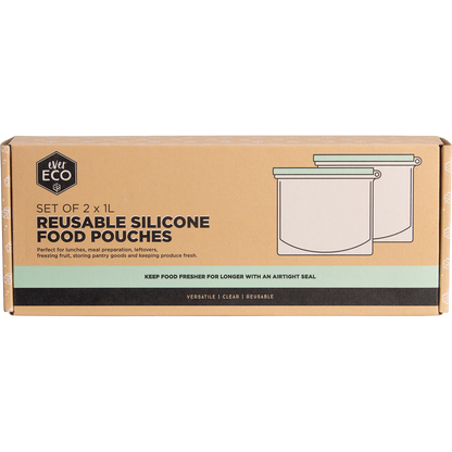 Ever Eco - Reusable Silicone Food Pouches 1L 2pk