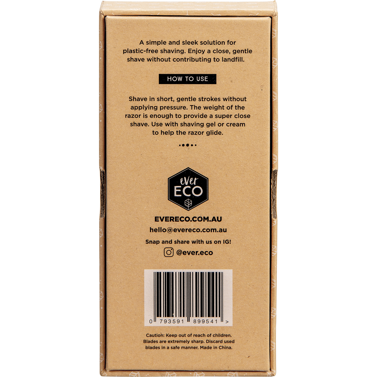 Ever Eco - Safety Razor Matte Black