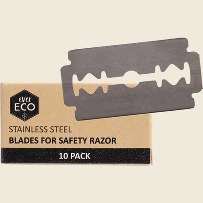 Ever Eco - Safety Razor Stainless Steel Blades Refill Pack 10pk