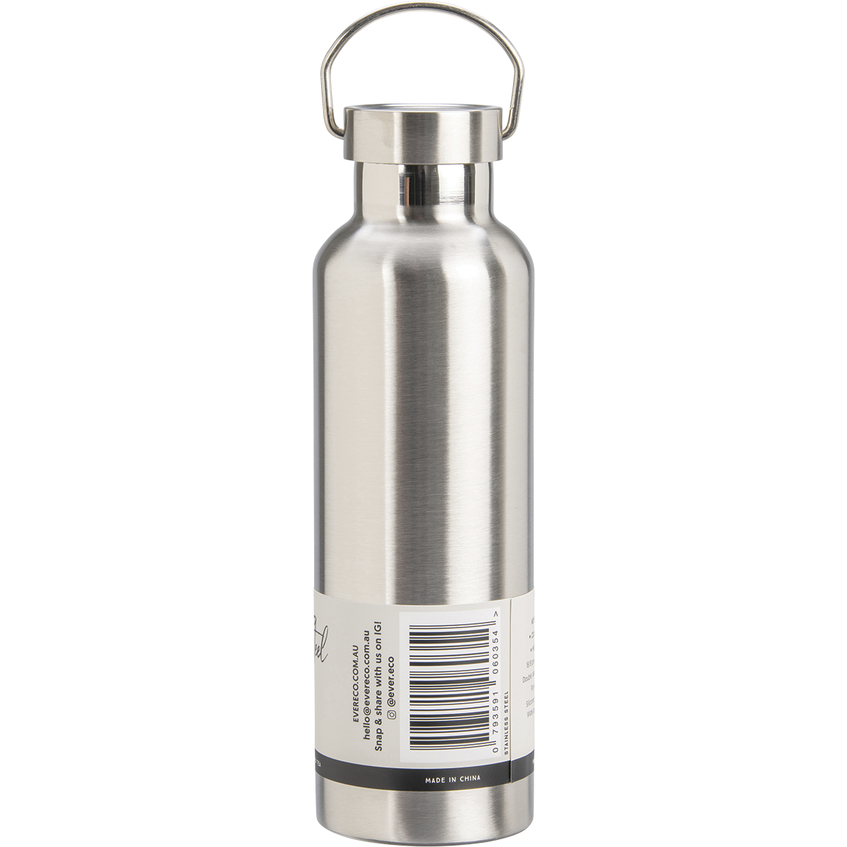Ever Eco - Insulated Stainless Steel Bottle Brushed Stainless 750ml