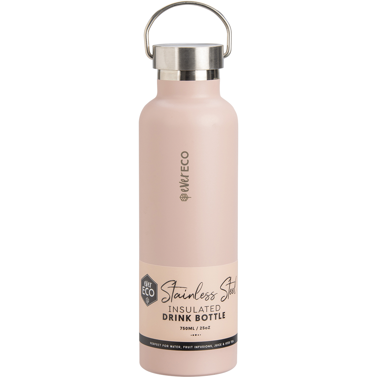 Ever Eco - Insulated Stainless Steel Bottle Rose 750ml