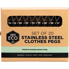 Ever Eco - Stainless Steel Clothes Pegs Premium Marine Grade 20pk
