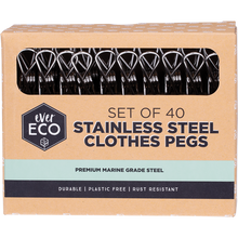 Ever Eco - Stainless Steel Clothes Pegs Premium Marine Grade 40pk